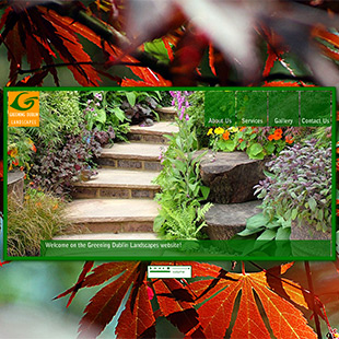 Greening Dublin- webdesign, flash programozás